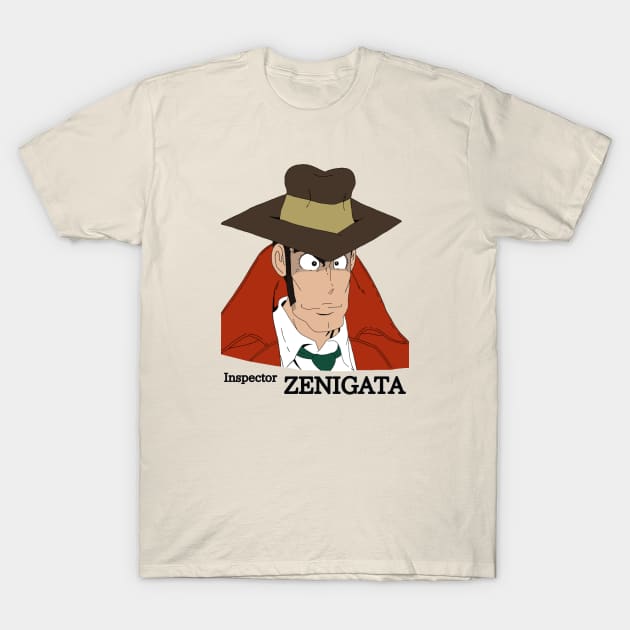 Inspector Zenigata T-Shirt by Beck’s Randoms